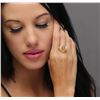 Image 1 : 14KT Yellow Gold 4.43 ctw Opal and Diamond Ring