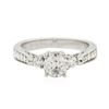 Image 1 : 18KT White Gold 1.40 ctw Diamond Ring