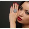 Image 4 : 14KT White Gold 6.74 ctw Diamond Ring