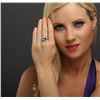 Image 3 : 14KT White Gold 3.19 ctw Tanzanite and Diamond Ring