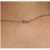Image 5 : 14KT White Gold 1.02 ctw Diamond Pendant With Chain