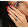 Image 1 : 14KT White Gold 0.67 ctw Diamond Ring