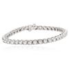 Image 3 : 14KT White Gold 4.40 ctw Diamond Tennis  Bracelet