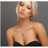 Image 5 : 14KT White Gold 4.70 ctw Tourmaline, Ruby and Diamond Pendant With Chain