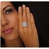 Image 2 : 18KT White Gold 5.27 ctw Diamond Ring