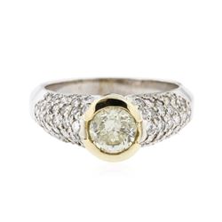 14KT Two-Tone Gold 1.58 ctw Diamond Ring