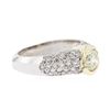 Image 2 : 14KT Two-Tone Gold 1.58 ctw Diamond Ring