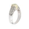Image 7 : 14KT Two-Tone Gold 1.58 ctw Diamond Ring