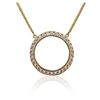 Image 1 : 18KT Yellow Gold 1.25 ctw Diamond Pendant With Chain
