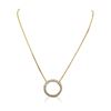 Image 2 : 18KT Yellow Gold 1.25 ctw Diamond Pendant With Chain