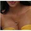 Image 5 : 18KT Yellow Gold 1.25 ctw Diamond Pendant With Chain
