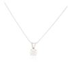 Image 4 : 14KT White Gold 1.38 ctw Diamond Pendant With Chain