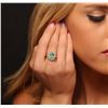 Image 3 : 14KT Yellow Gold 2.69 ctw Emerald and Diamond Ring