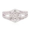 Image 3 : 14KT White Gold 1.00 ctw Diamond Ring