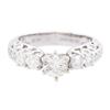 Image 1 : 14KT White Gold 1.32 ctw Diamond Ring