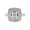 Image 3 : 14KT White Gold 1.33 ctw Diamond Ring