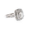 Image 4 : 14KT White Gold 1.33 ctw Diamond Ring
