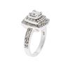 Image 6 : 14KT White Gold 1.33 ctw Diamond Ring