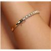 Image 6 : 14KT Yellow Gold 1.70 ctw Diamond Bangle Bracelet