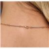 Image 6 : 14KT Three-Tone Gold 1.38 ctw Diamond Pendant With Chain