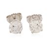 Image 1 : 14KT White Gold 2.07 ctw Diamond Earrings