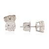 Image 2 : 14KT White Gold 2.07 ctw Diamond Earrings