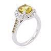 Image 7 : 14KT White Gold GIA Certified 2.47 ctw Sapphire and Diamond Ring