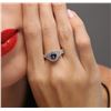 Image 1 : 14KT White Gold 1.26 ctw Tanzanite and Diamond Ring