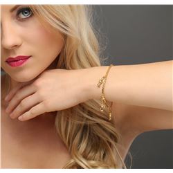 22KT Yellow Gold Charm Bracelet