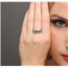 Image 2 : Platinum 1.33 ctw Paraiba Tourmaline Ring