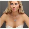 Image 1 : 14KT White Gold 1.20 ctw Diamond Necklace