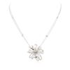Image 3 : 14KT White Gold 1.20 ctw Diamond Necklace
