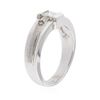 Image 6 : 14KT White Gold 0.31 ctw Diamond Ring