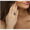 Image 5 : 14KT Rose Gold 4.04 ctw Tanzanite and Diamond Ring