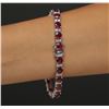 Image 6 : 14KT White Gold 18.90 ctw Ruby and Diamond Bracelet