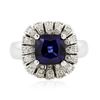 Image 3 : 14KT White Gold 2.25 ctw Tanzanite and Diamond Ring