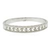 Image 3 : 18KT White Gold 1.43 ctw Diamond Bangle Bracelet