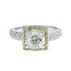 Image 1 : 18KT White Gold 2.20 ctw Diamond Ring
