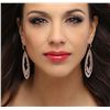 Image 1 : 14KT Rose Gold 3.75 ctw Diamond Earrings