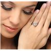 Image 1 : 14KT White Gold 1.02 ctw Diamond Ring