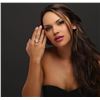 Image 1 : 10KT Yellow Gold 29.34 ctw Rose Quartz and Diamond Ring