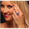 Image 3 : 14KT White Gold 4.78 ctw Tanzanite and Diamond Ring