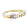 Image 4 : 14KT Two-Tone Gold 0.35 ctw Diamond Ring