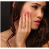 Image 3 : 14KT Yellow Gold 1.36 ctw Marquise Cut Diamond Ring