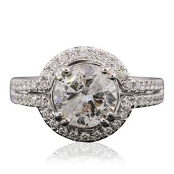 18KT White Gold 2.52 ctw Diamond Ring