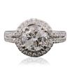Image 1 : 18KT White Gold 2.52 ctw Diamond Ring