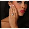 Image 3 : 18KT White Gold 2.52 ctw Diamond Ring