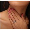 Image 5 : Platinum 0.98 ctw Diamond Ring