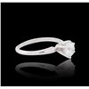 Image 4 : 14KT White Gold 0.93 ctw Diamond Solitaire Ring