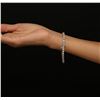 Image 5 : 14KT White Gold 6.85 ctw Diamond Bracelet